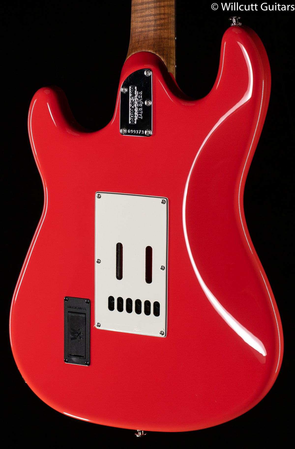 Ernie Ball Music Man Cutlass HSS Trem Coral Red