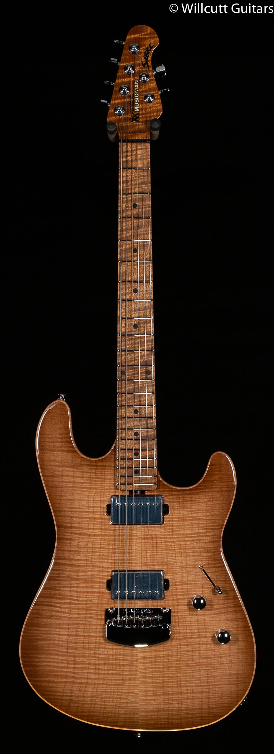 Ernie Ball Music Man Sabre HH Trem Honey Suckle Flame