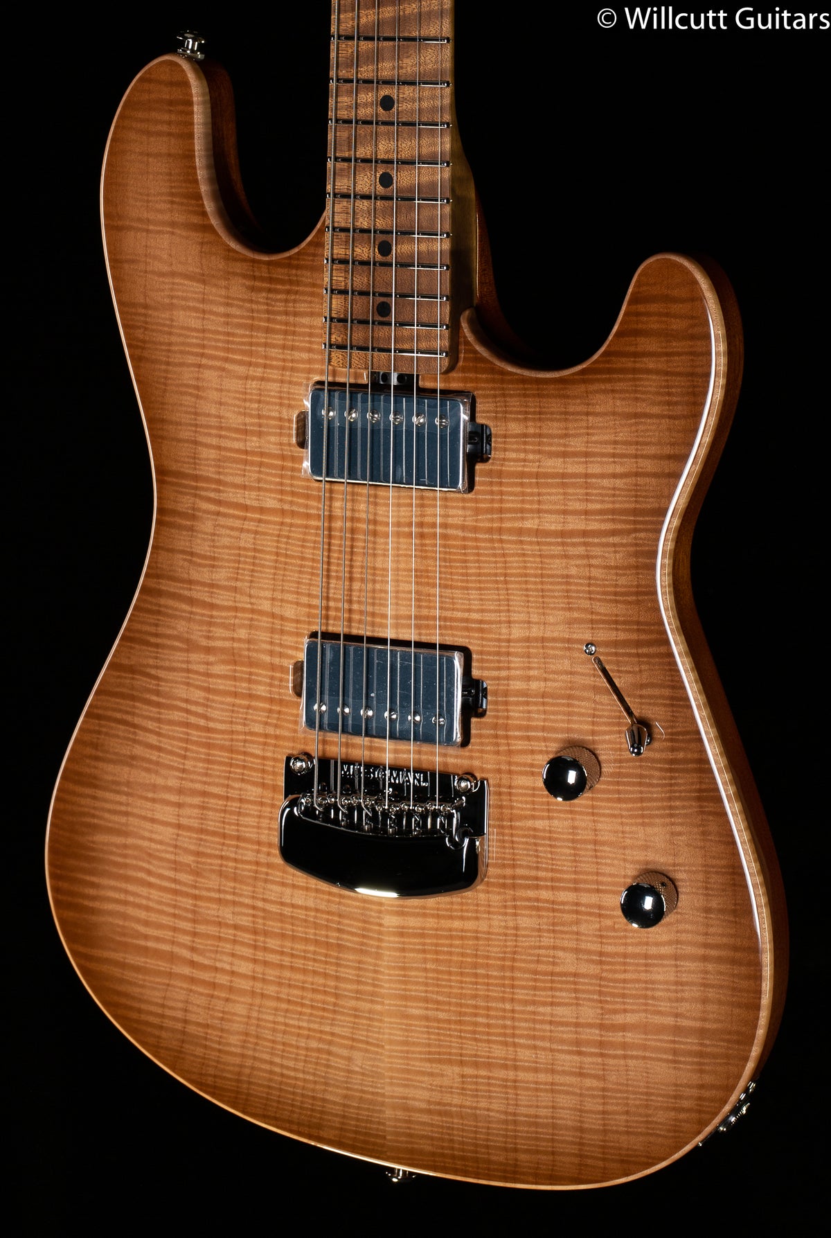 Ernie Ball Music Man Sabre HH Trem Honey Suckle Flame