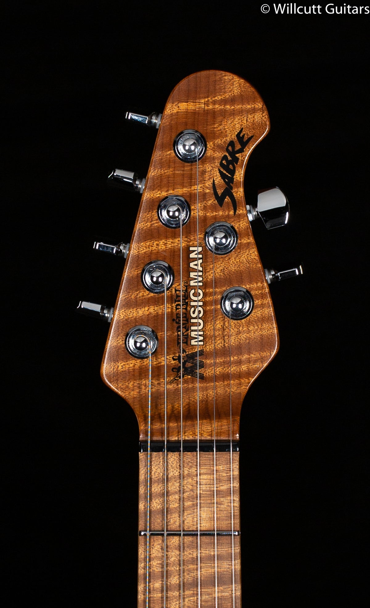 Ernie Ball Music Man Sabre HH Trem Honey Suckle Flame