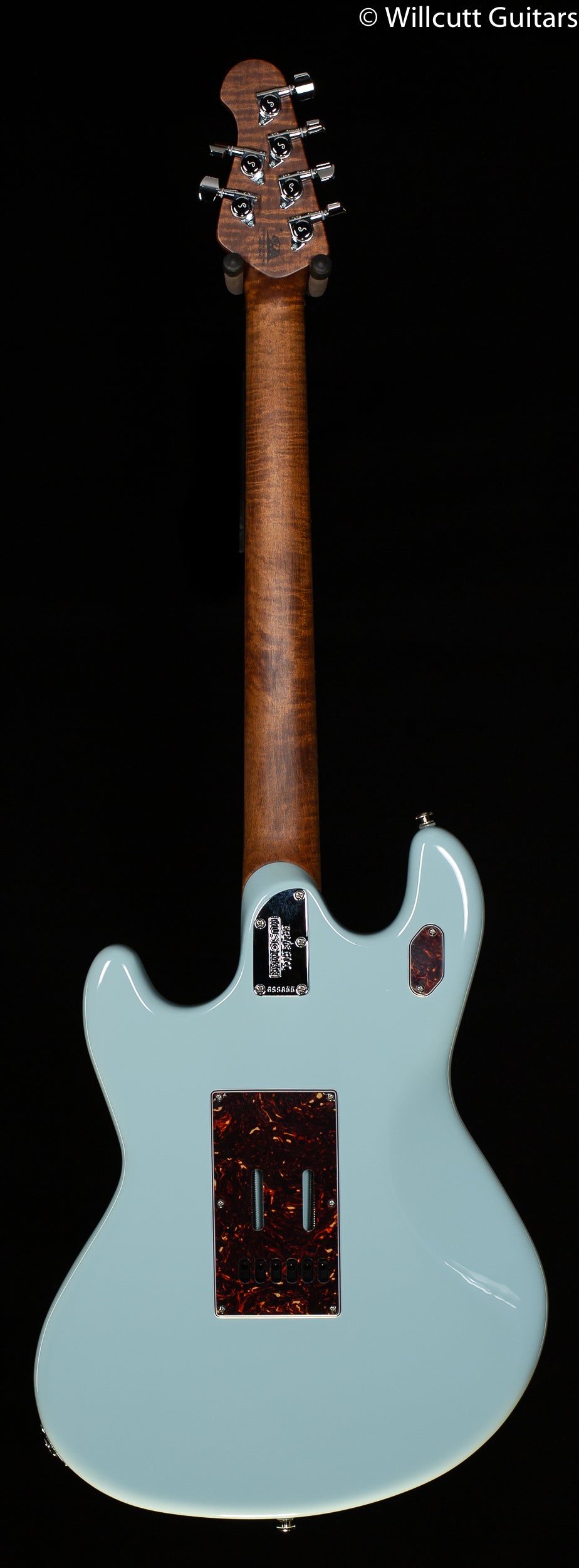 Ernie Ball Music Man Stingray Guitar HH Trem Powder Blue