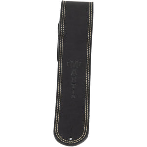 Martin Strap, Leather, Ball Leather, Suede, Black