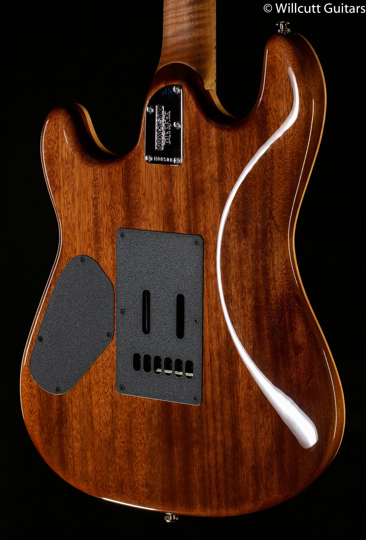 Ernie Ball Music Man Sabre HH Trem Honey Suckle Flame