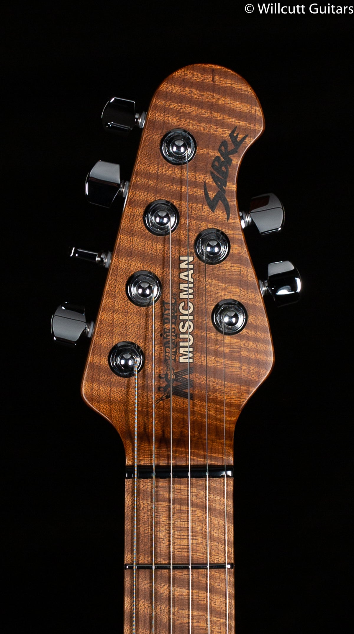 Ernie Ball Music Man Sabre HH Trem Honey Suckle Flame