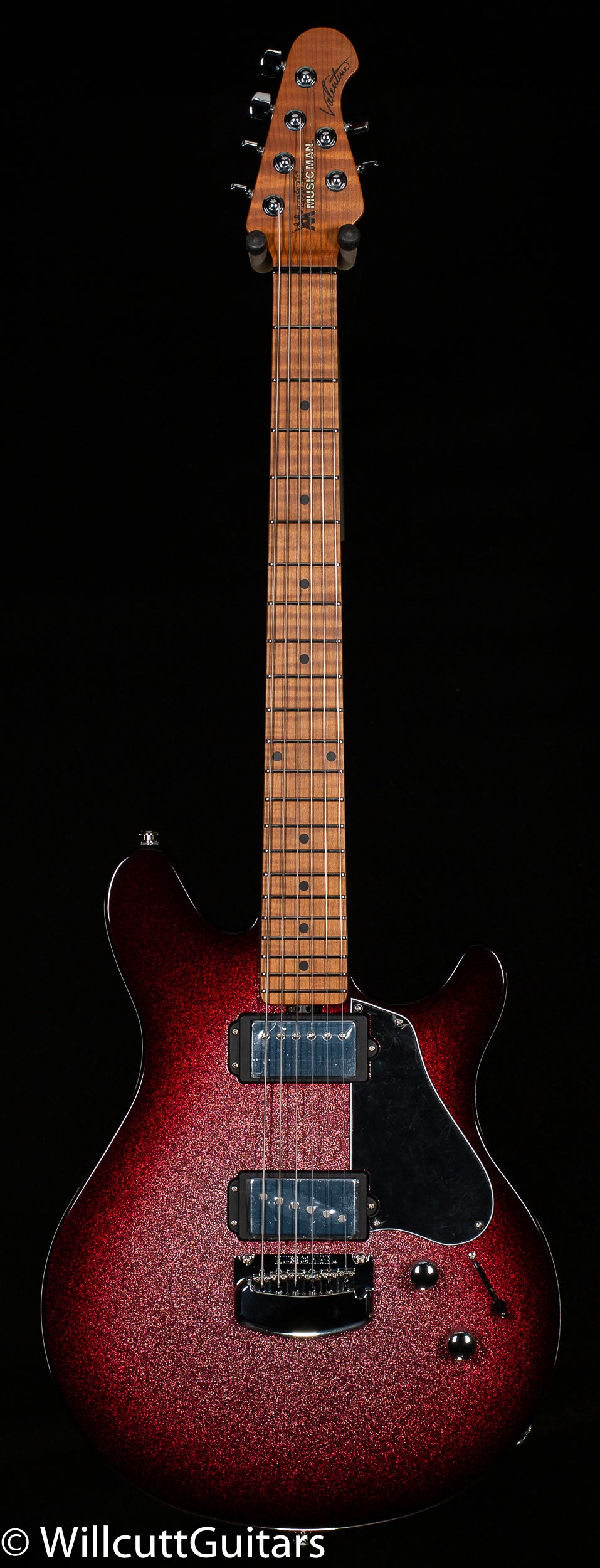Ernie Ball Music Man Valentine Tremolo Maroon Sparkle