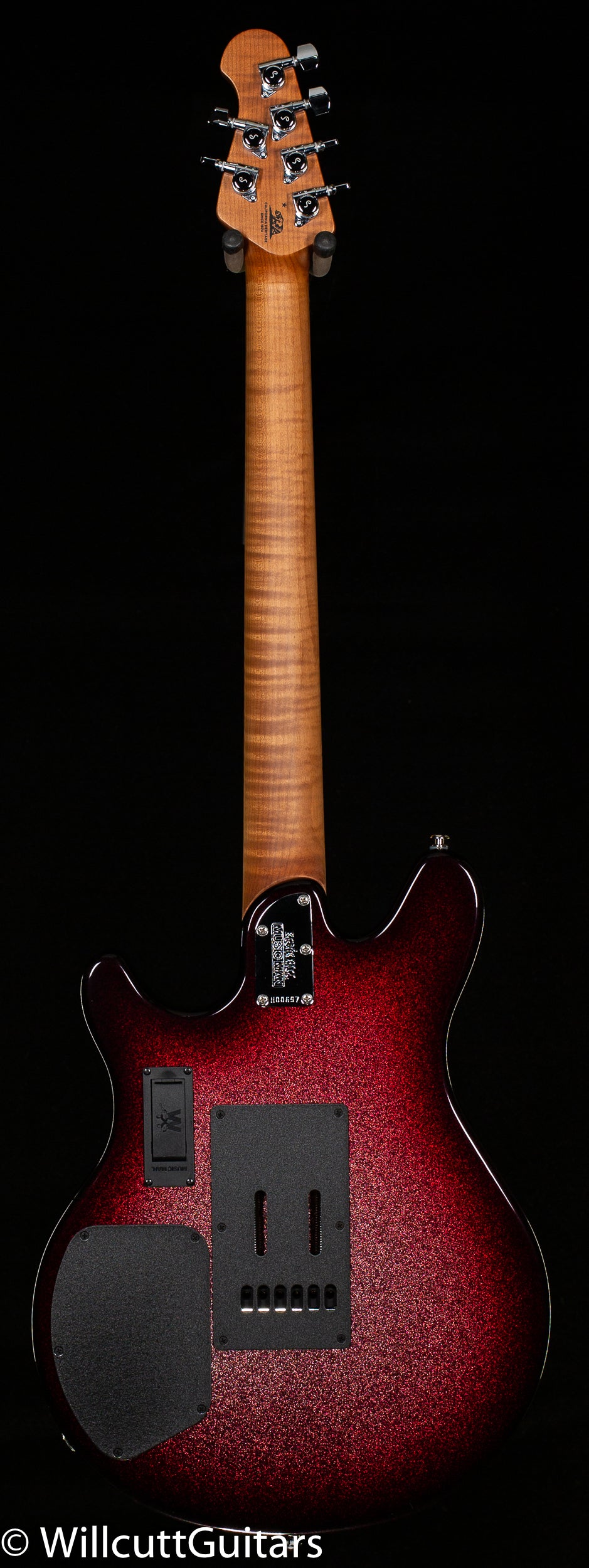 Ernie Ball Music Man Valentine Tremolo Maroon Sparkle