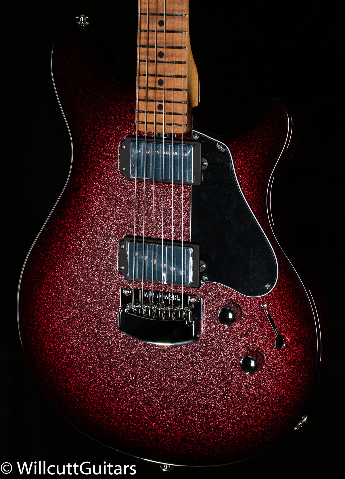 Ernie Ball Music Man Valentine Tremolo Maroon Sparkle