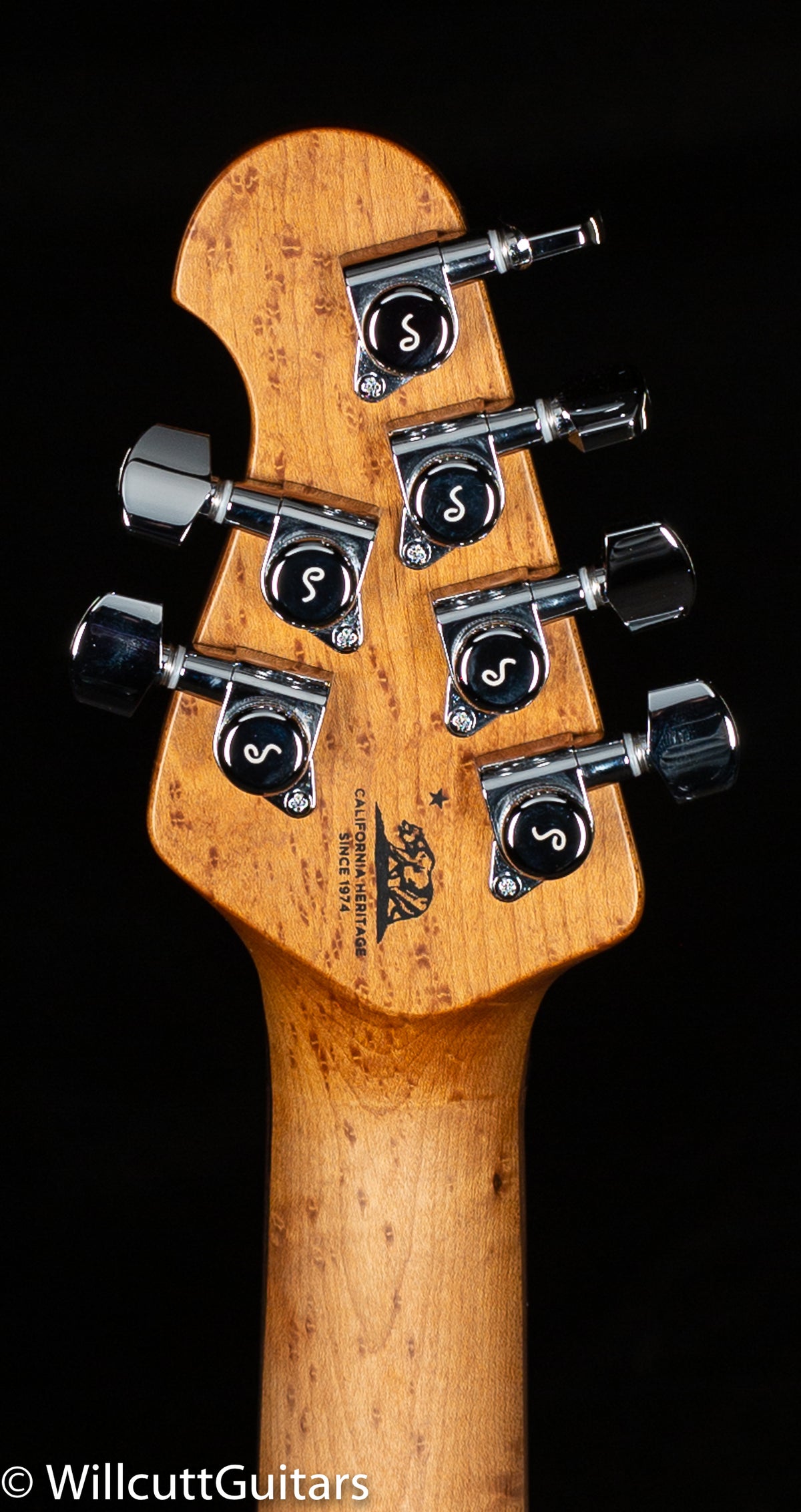 Ernie Ball Music Man Luke III HH Maple Top Cherry Burst Quilt