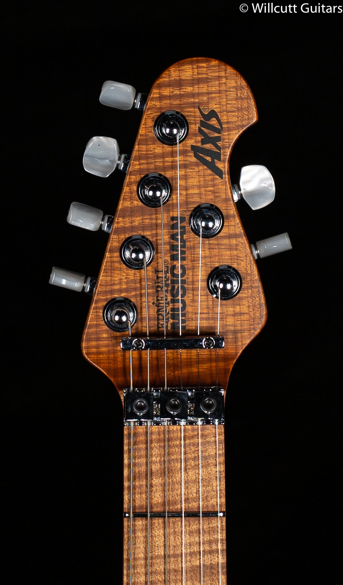 Ernie Ball Music Man Axis Roasted Amber Quilt
