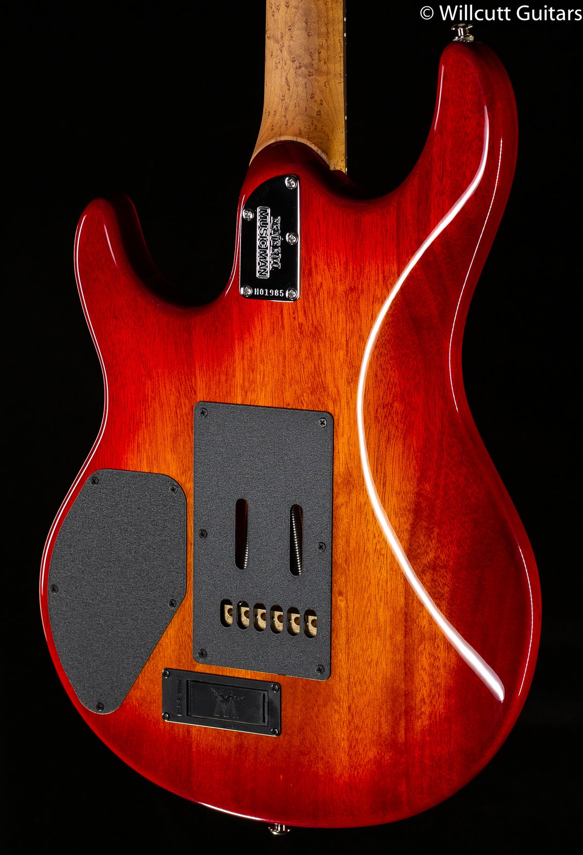 Ernie Ball Music Man Luke III HH Cherry Burst Flame (985)