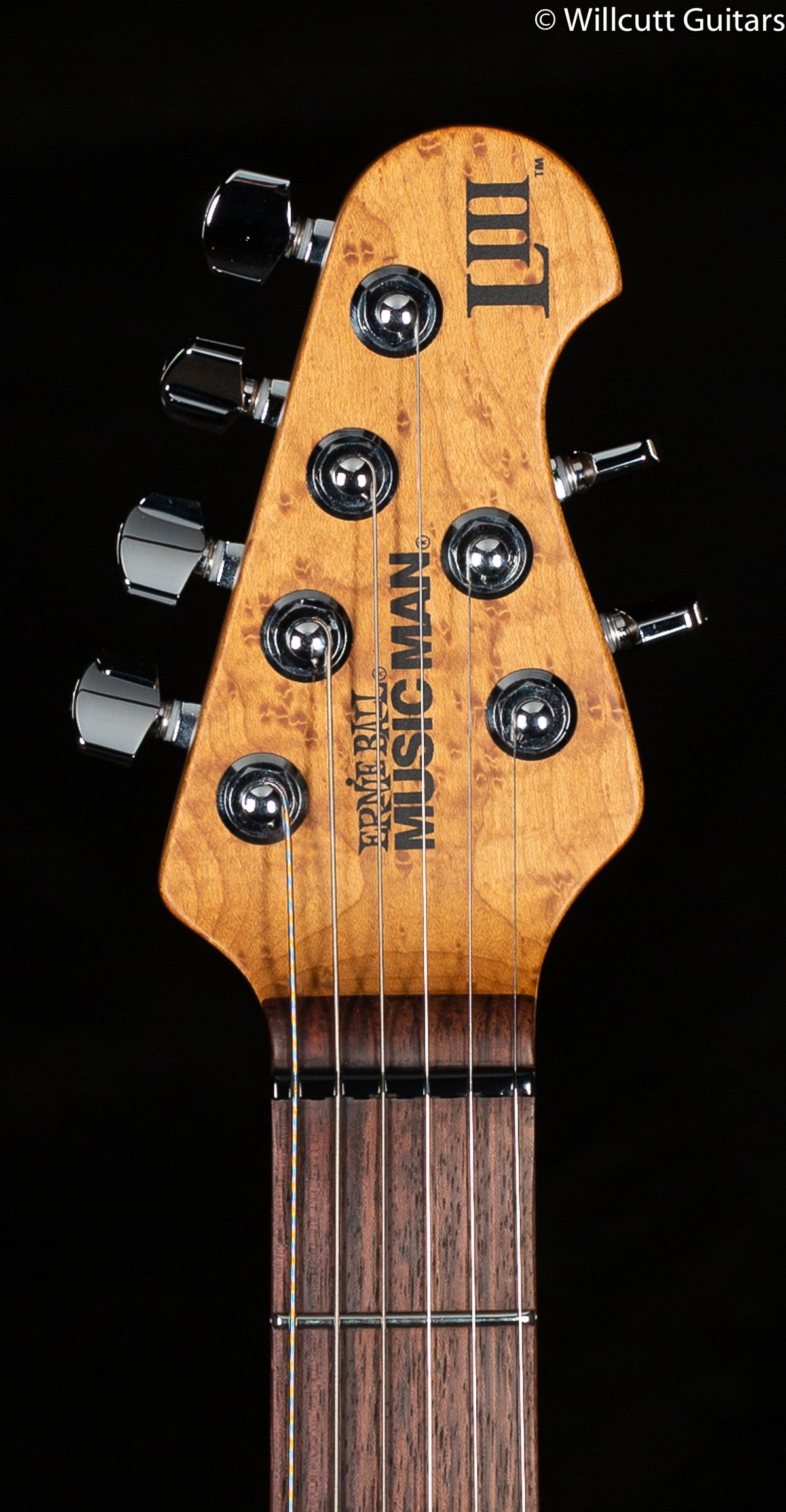 Ernie Ball Music Man Luke III HH Cherry Burst Flame (985)