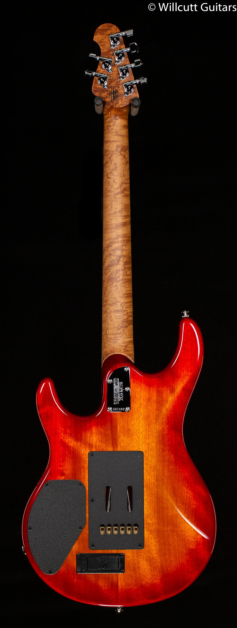 Ernie Ball Music Man Luke III HSS Flame Maple Top Cherry Burst
