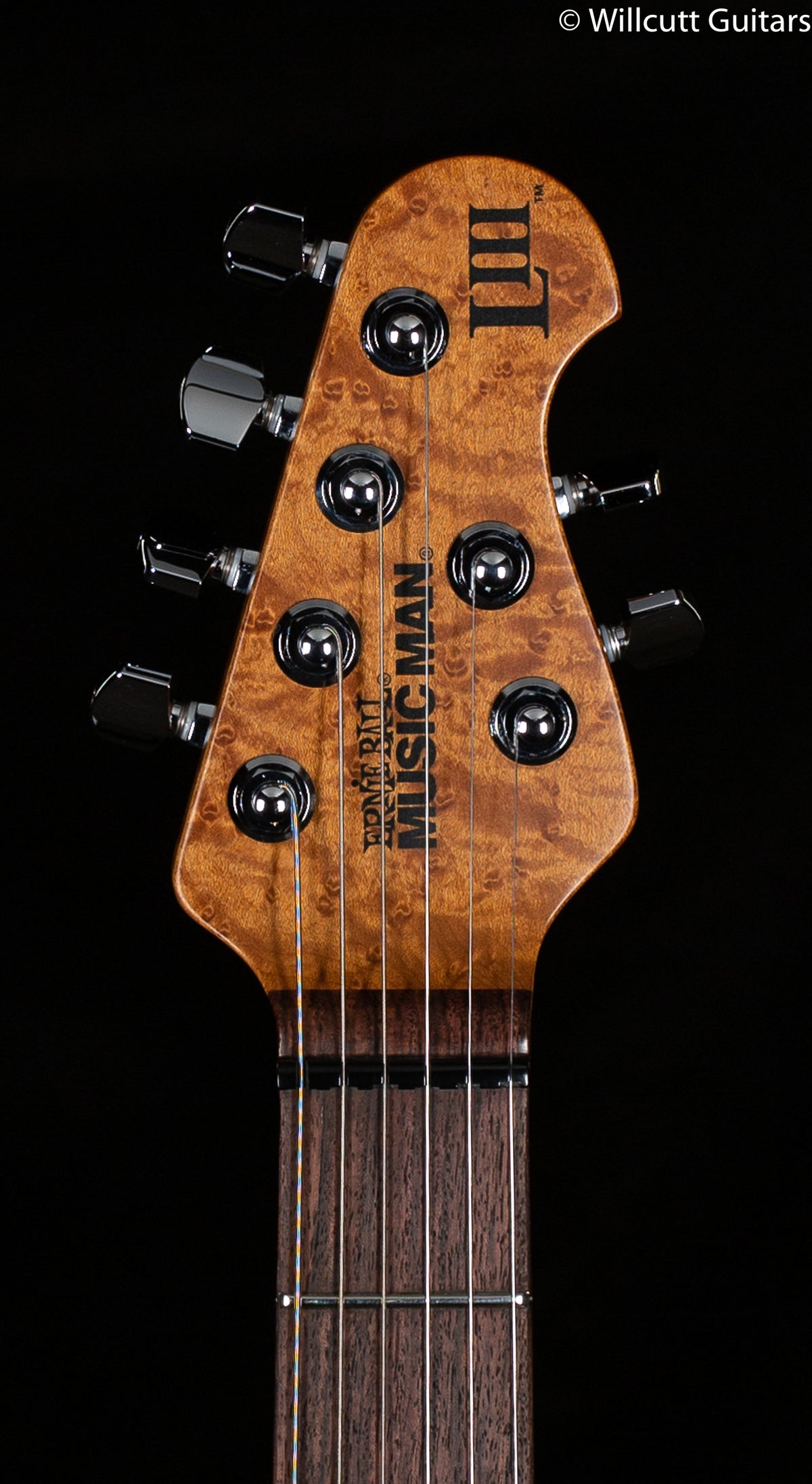 Ernie Ball Music Man Luke III HSS Flame Maple Top Cherry Burst