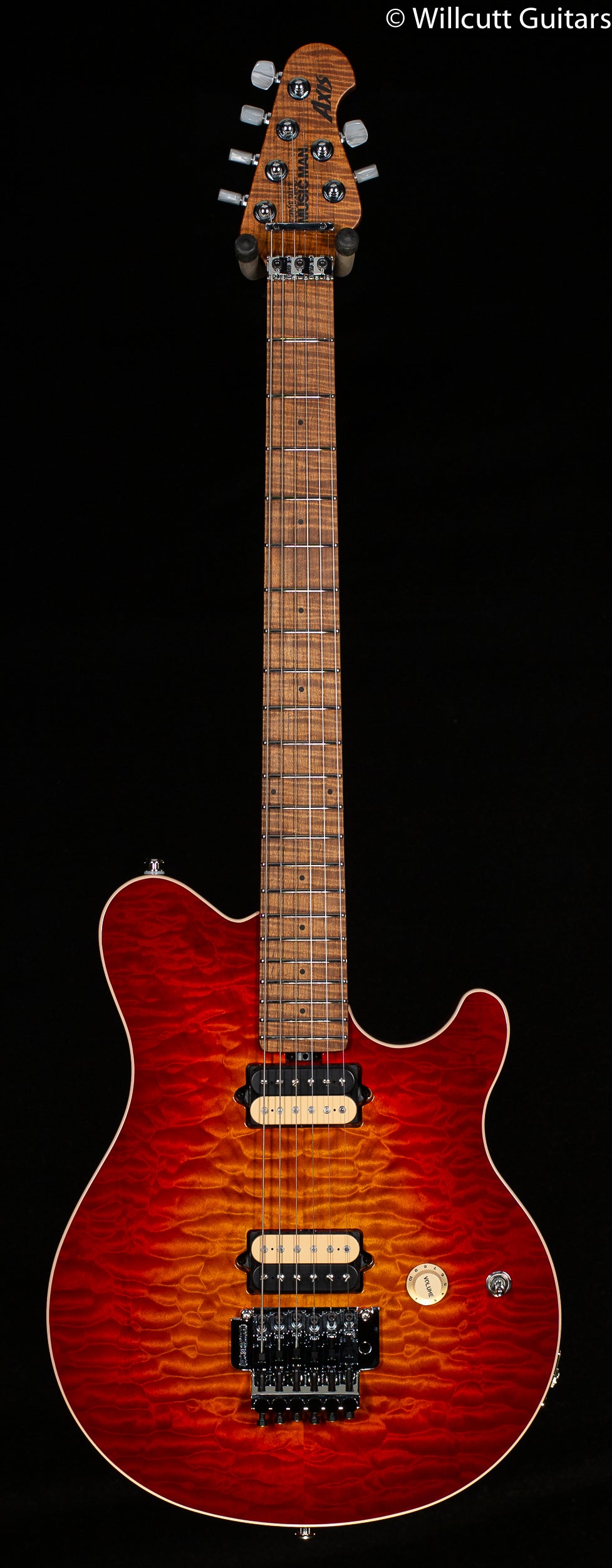 Ernie Ball Music Man Willcutt Limited Axis Lava Burst Quilt Floyd Rose
