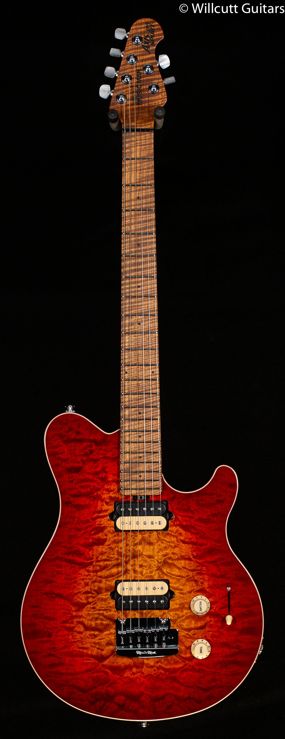 Ernie Ball Music Man Willcutt Limited Axis Super Sport HH Lava Burst Quilt