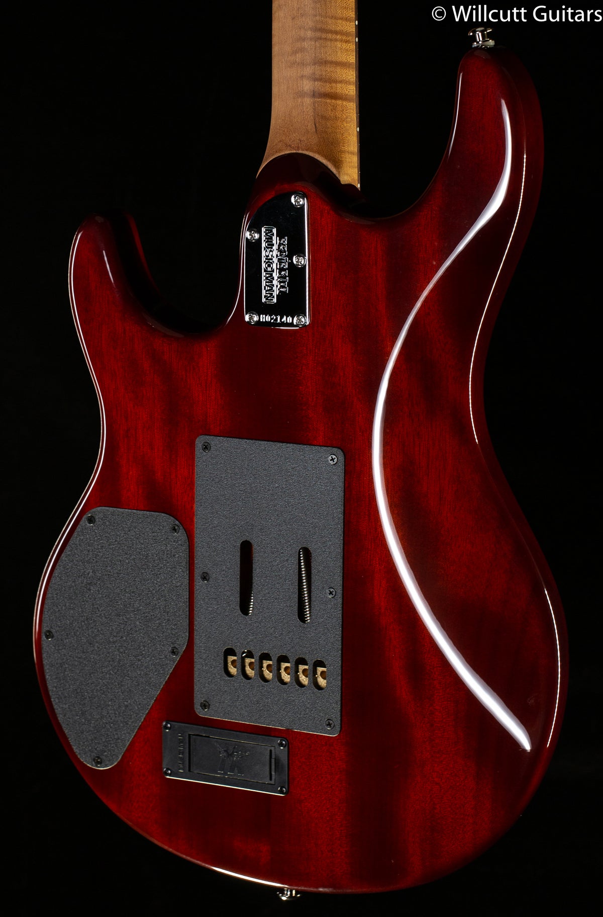 Ernie Ball Music Man Luke III HH Maple Top Lucious Luke Green