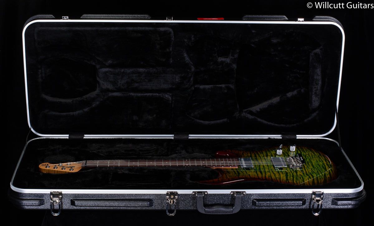 Ernie Ball Music Man Luke III HH Maple Top Lucious Luke Green