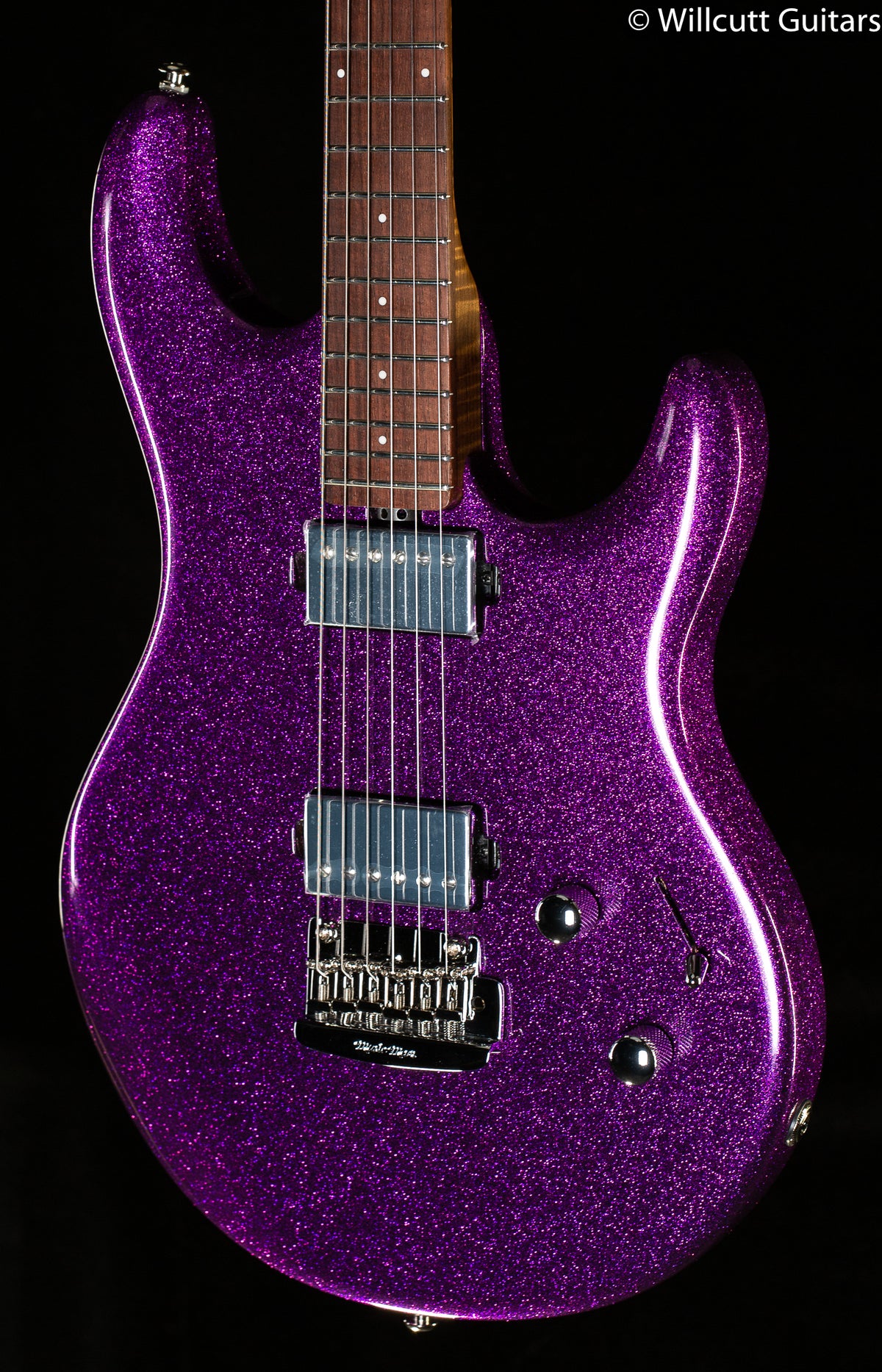Ernie Ball Music Man Luke III HH Fuschia Sparkle