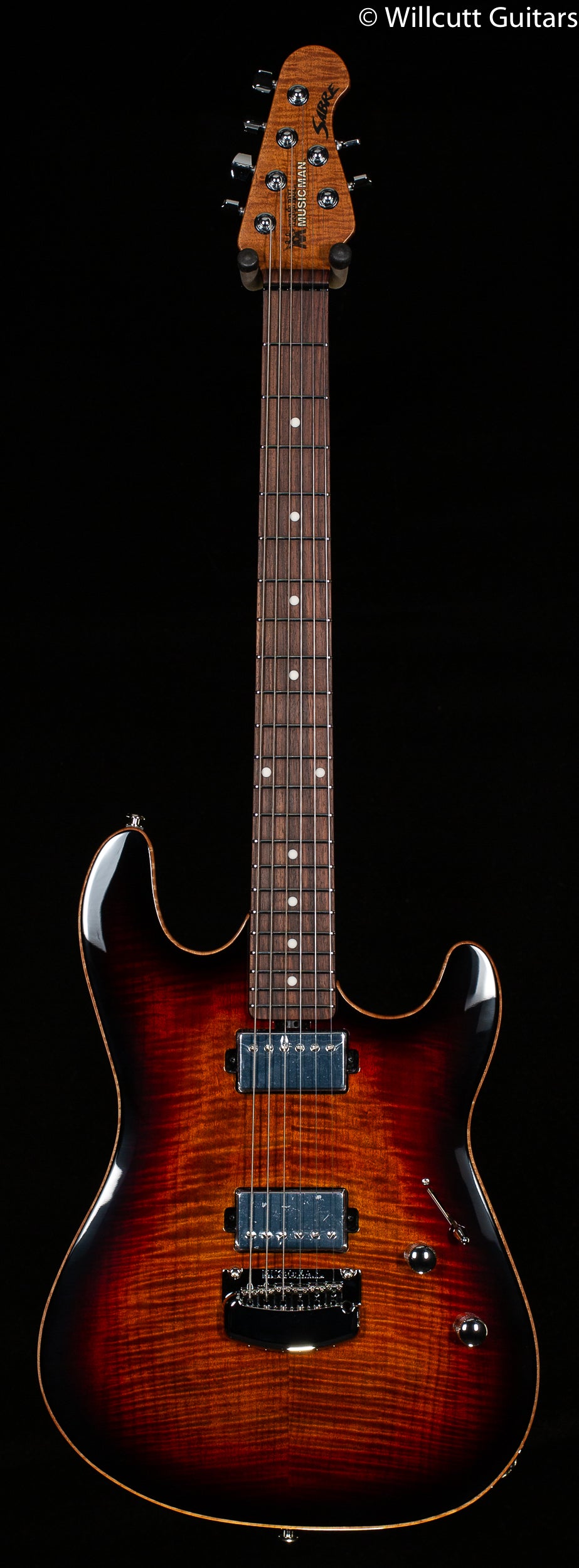 Ernie Ball Music Man Sabre HH Trem Bougie Burst