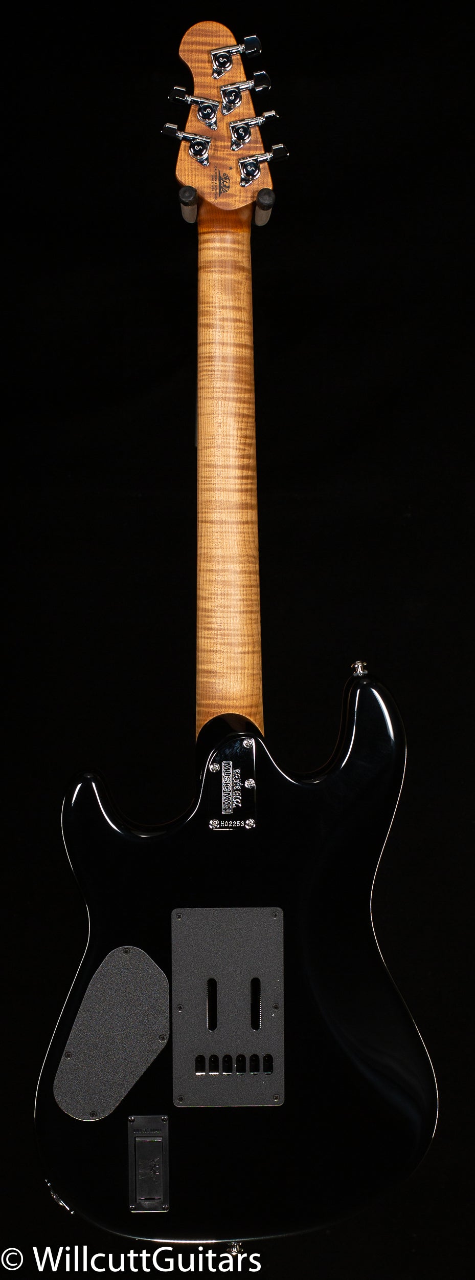 Ernie Ball Music Man Sabre HT Guitar HH Trem Yucatan Blue (253)