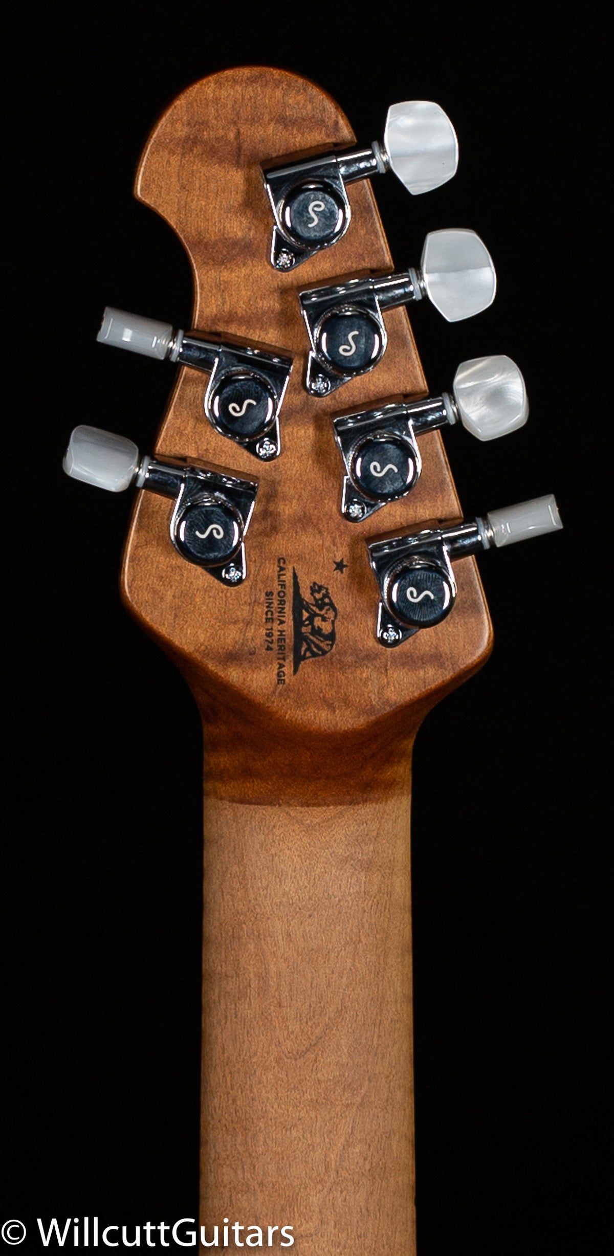 Ernie Ball Music Man JP15 6 Piezo Tiger Eye Quilt Top (293)