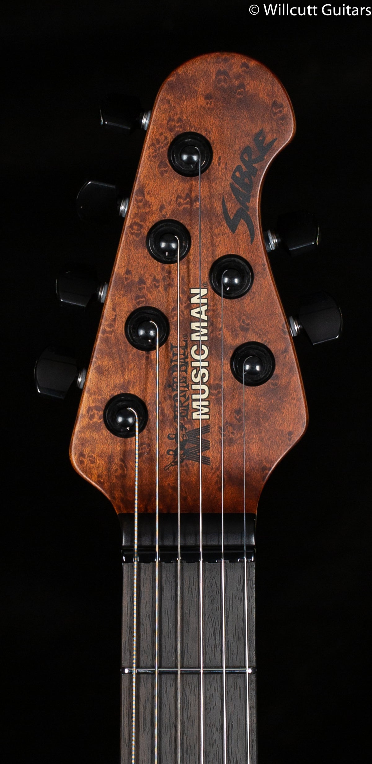 Ernie Ball Music Man Sabre HH Tremolo Gator Burst Flame (305)