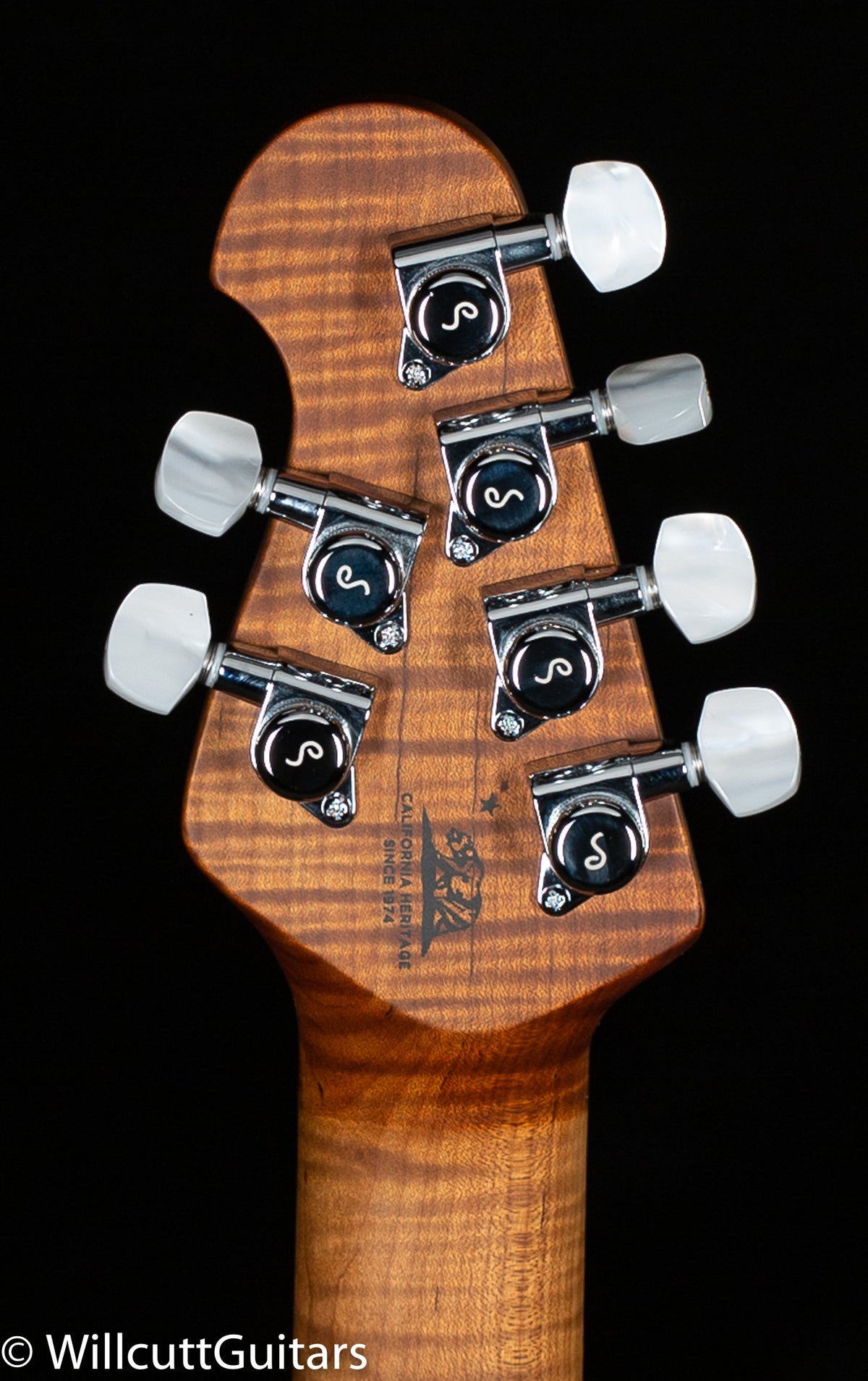 Ernie Ball Music Man JP15 Piezo Tiger Eye Flame Top (417)