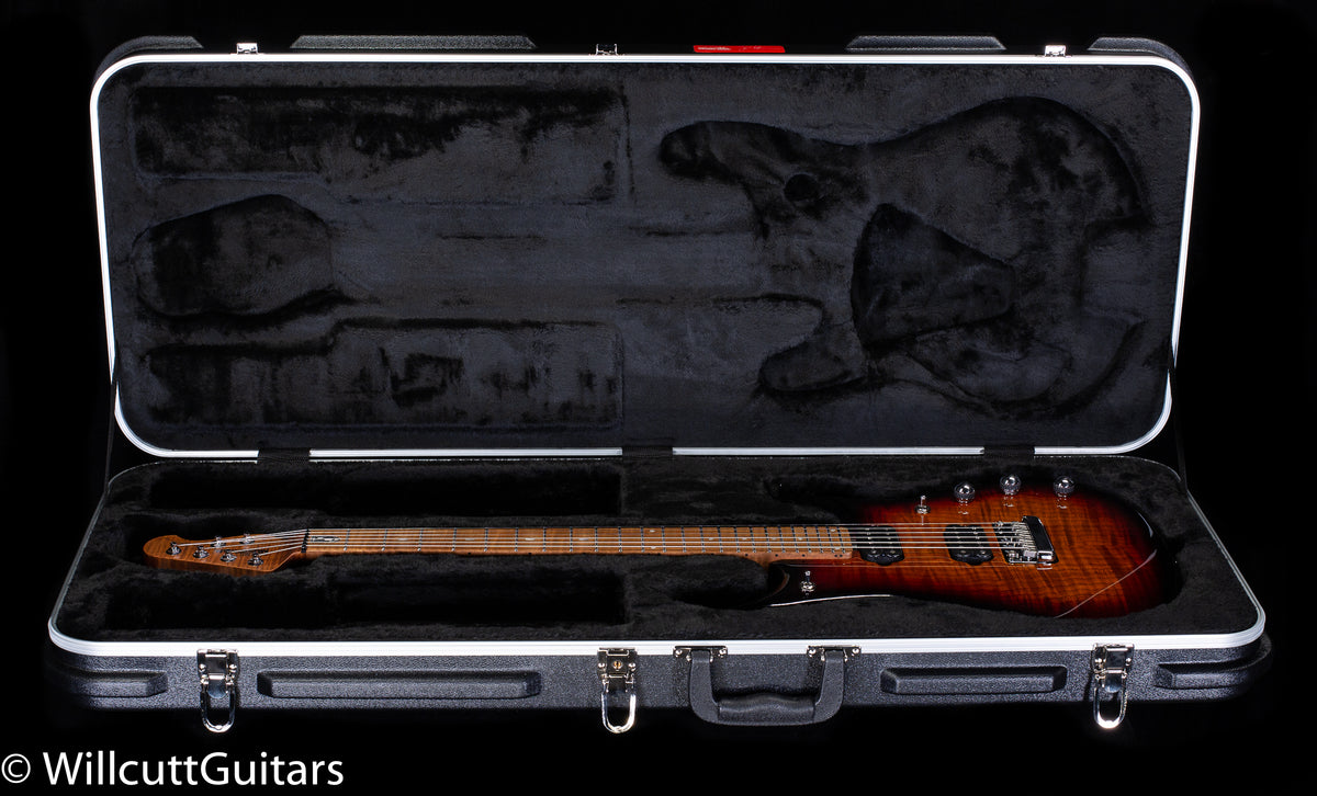 Ernie Ball Music Man JP15 Piezo Tiger Eye Flame Top (417)