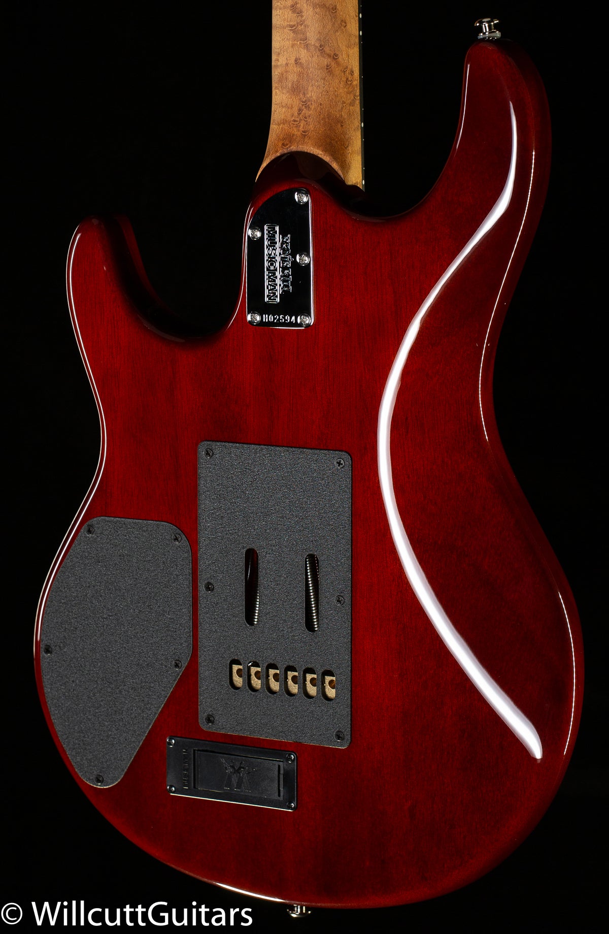 Ernie Ball Music Man Luke III HSS Maple Top Lucious Luke Green