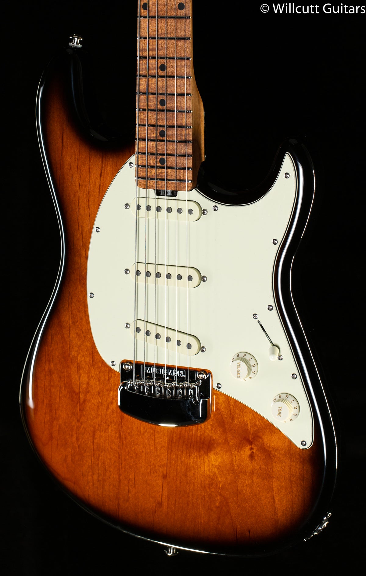 Ernie Ball Music Man Cutlass SSS Trem Vintage Tobacco