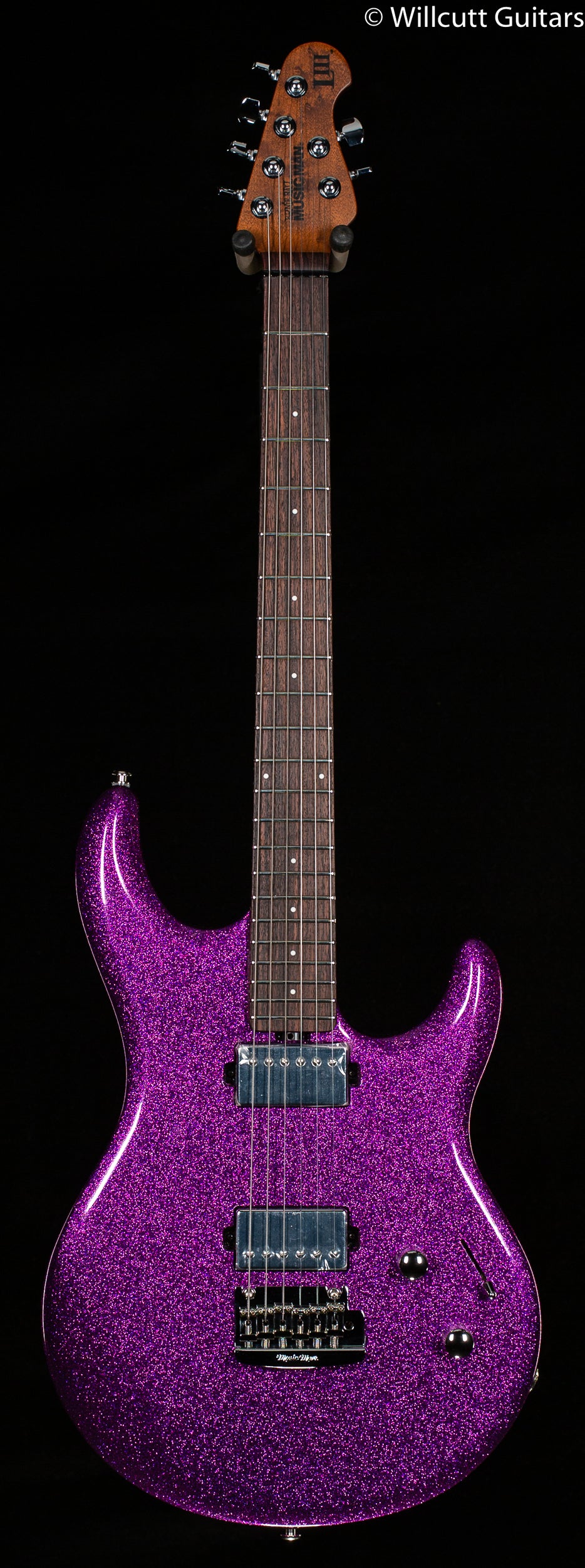 Ernie Ball Music Man Luke III HH Fuschia Sparkle (865)