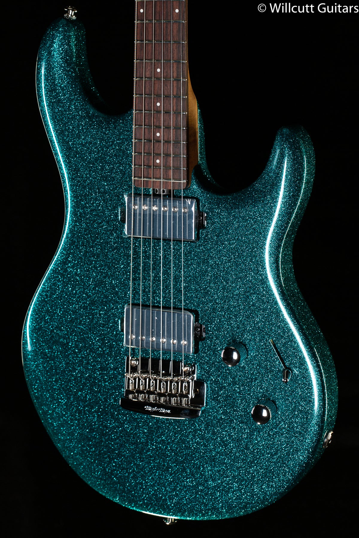 Ernie Ball Music Man Luke III HH Trem Ocean Sparkle