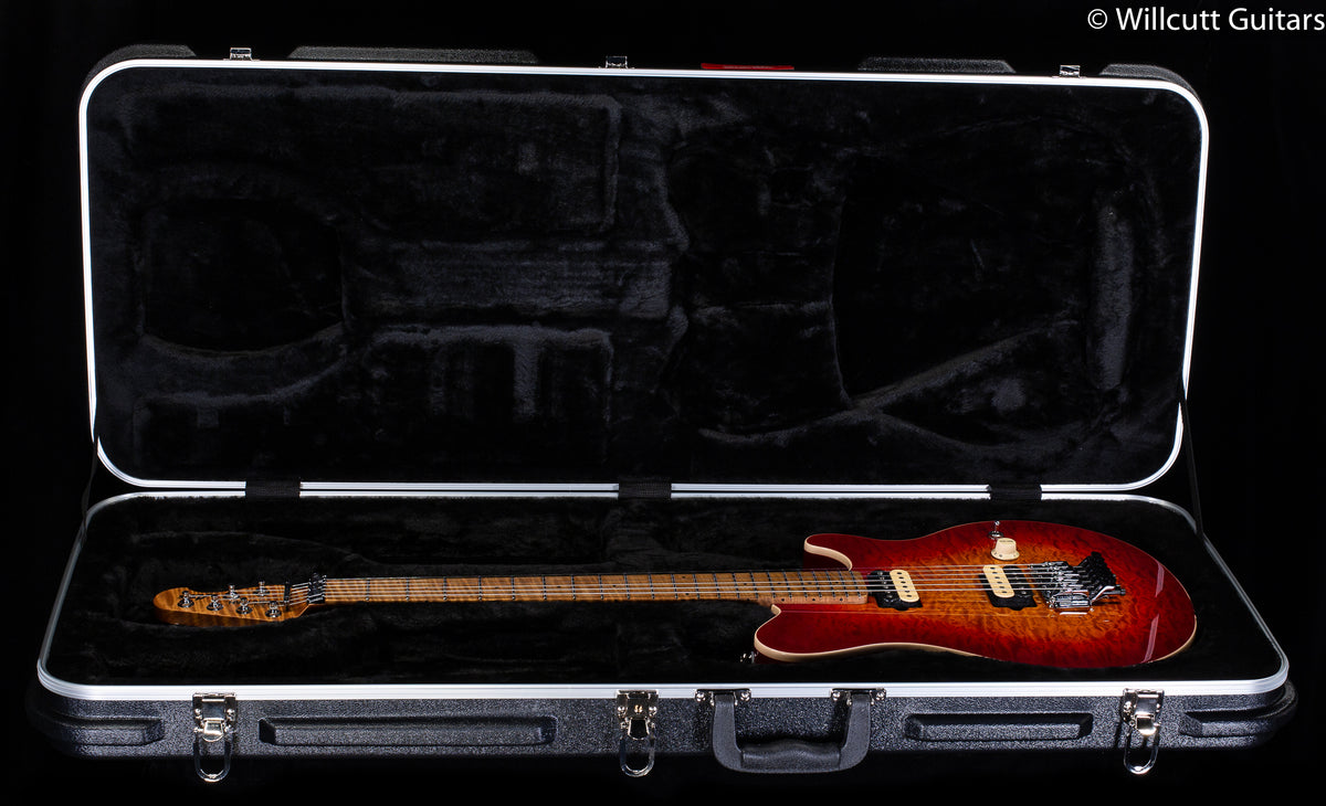 Ernie Ball Music Man Willcutt Limited Axis Lava Burst Quilt Floyd Rose