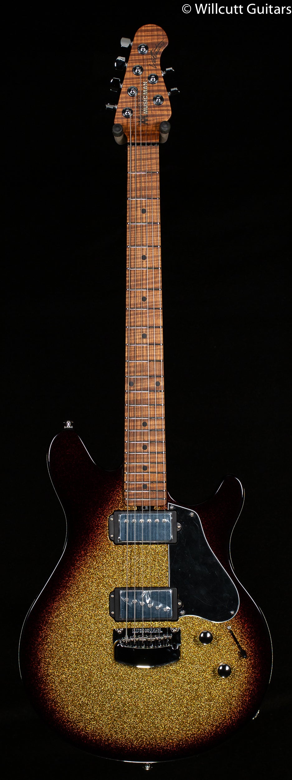Ernie Ball Music Man Valentine Trem Tobacco Sparkle