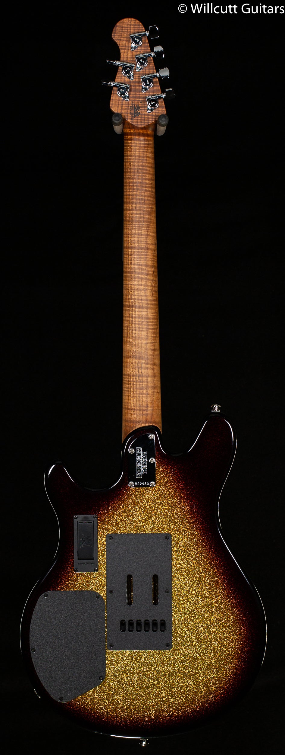 Ernie Ball Music Man Valentine Trem Tobacco Sparkle