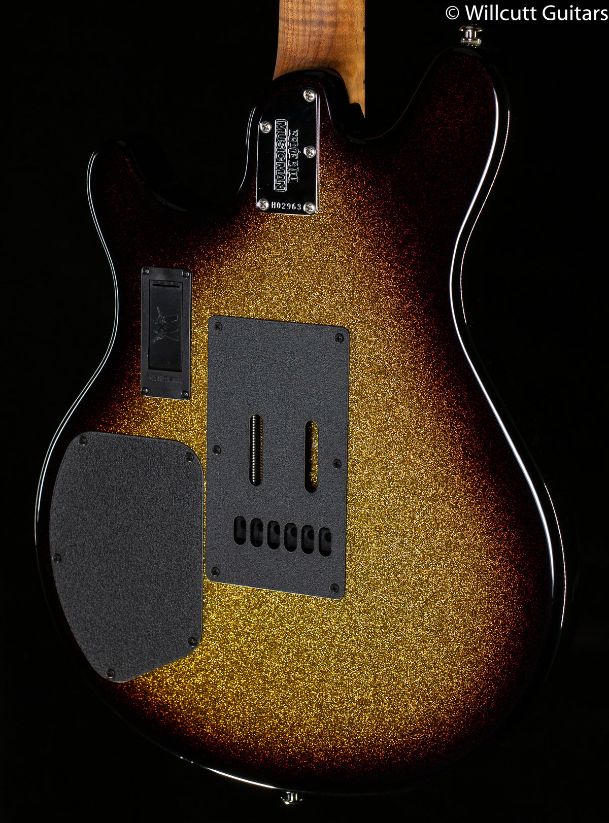 Ernie Ball Music Man Valentine Trem Tobacco Sparkle