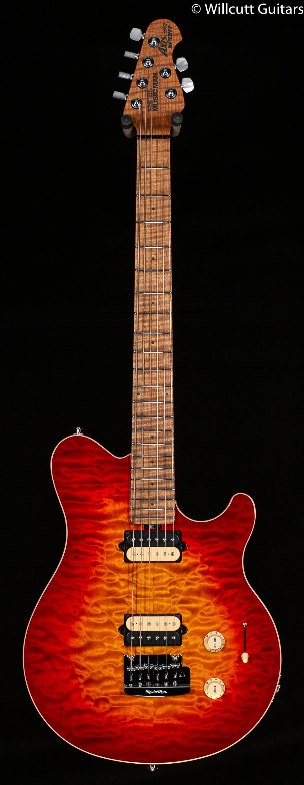 Ernie Ball Music Man Willcutt Limited Axis Super Sport HH Lava Burst Quilt