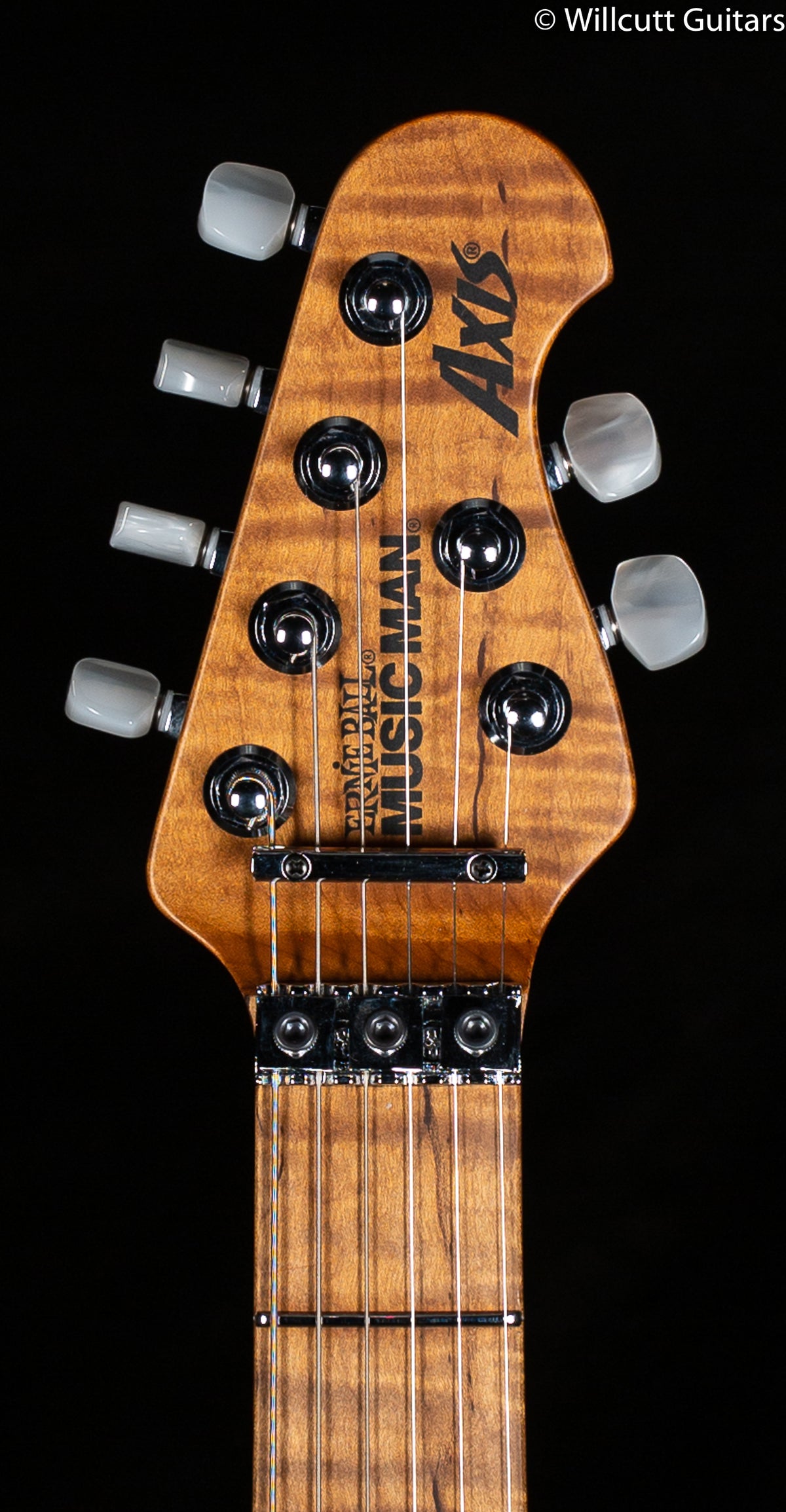 Ernie Ball Music Man Willcutt Limited Axis Lava Burst Quilt Floyd Rose