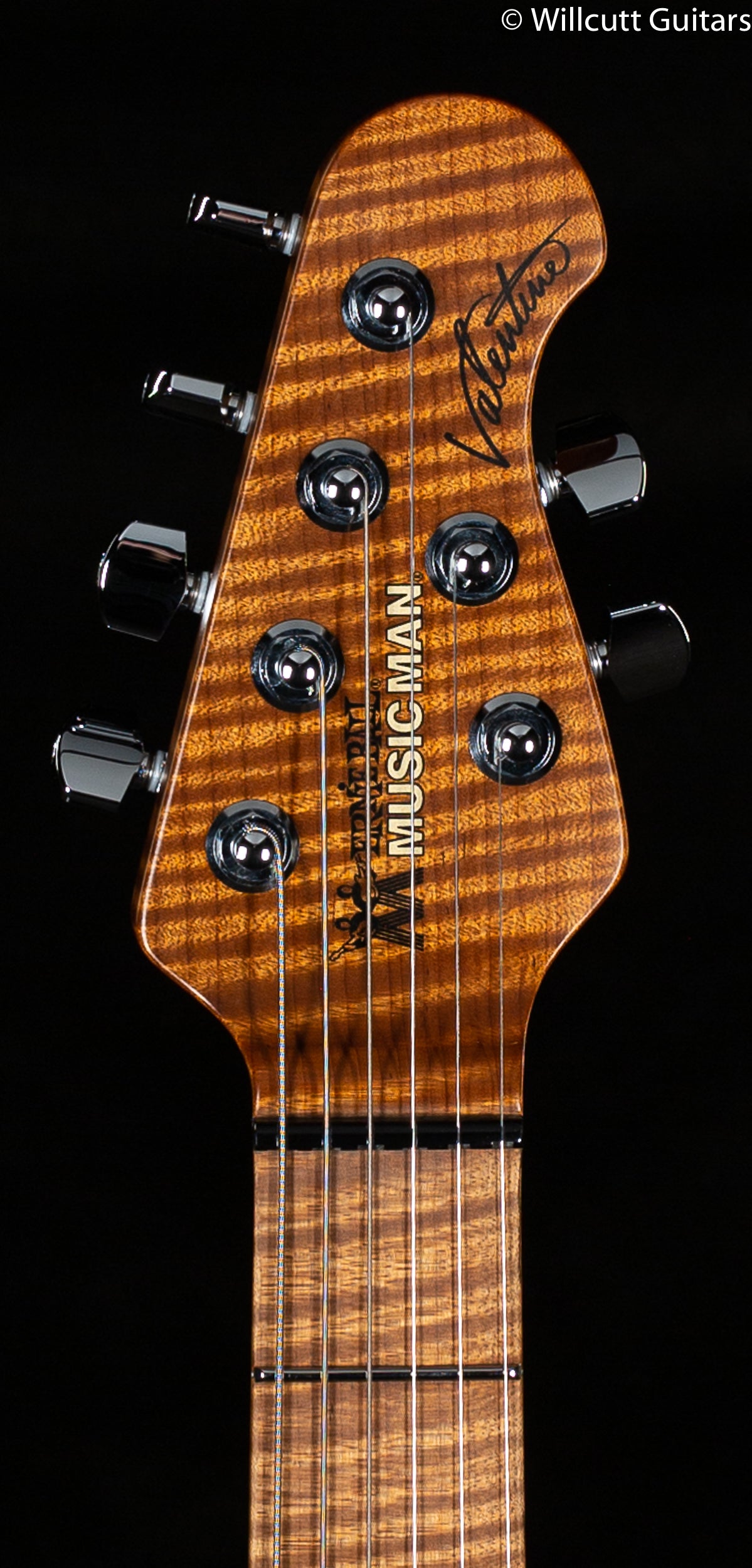 Ernie Ball Music Man Valentine Tremolo Maroon Burst Sparkle (014)