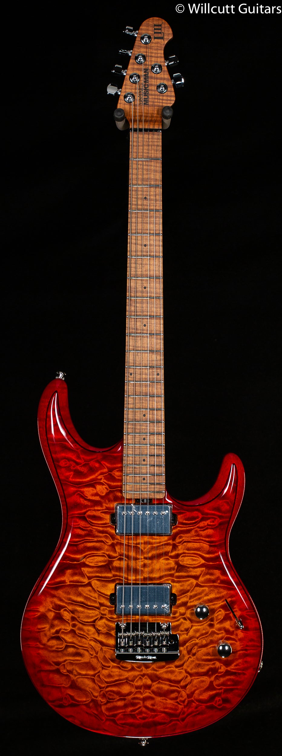 Ernie Ball Music Man Luke III HH Maple Top Lava Burst Quilt (019)
