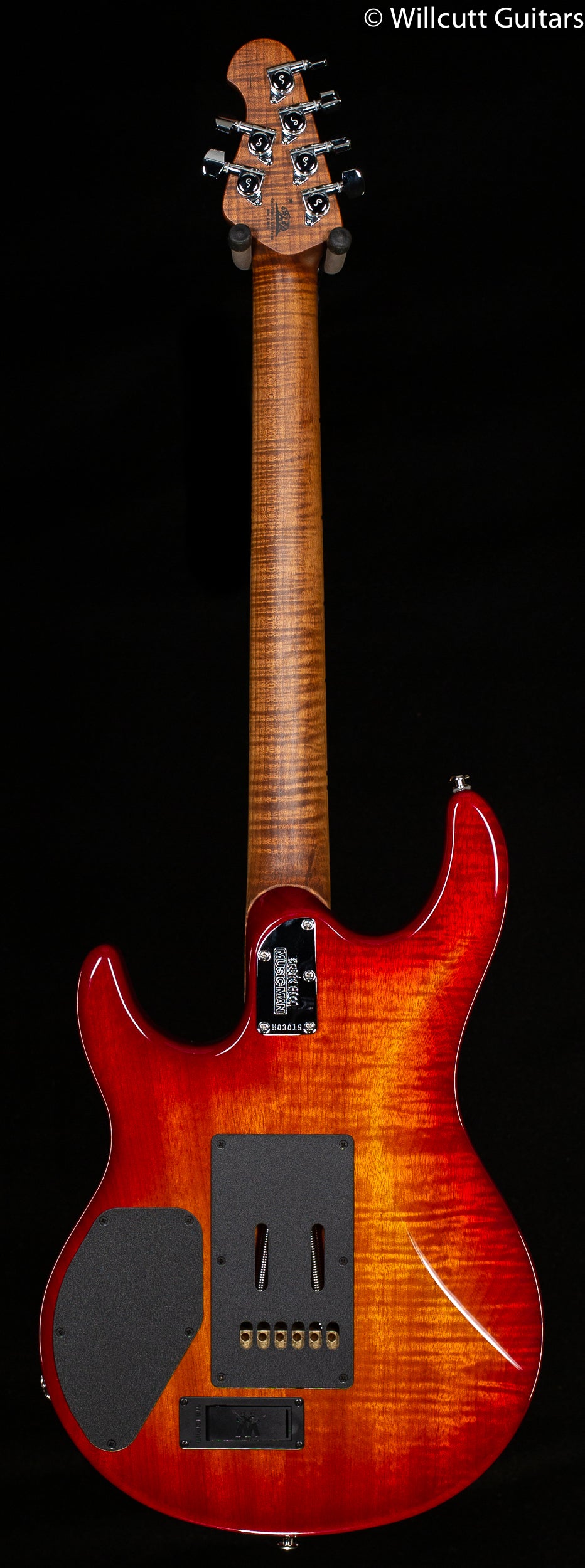 Ernie Ball Music Man Luke III HH Maple Top Lava Burst Quilt (019)