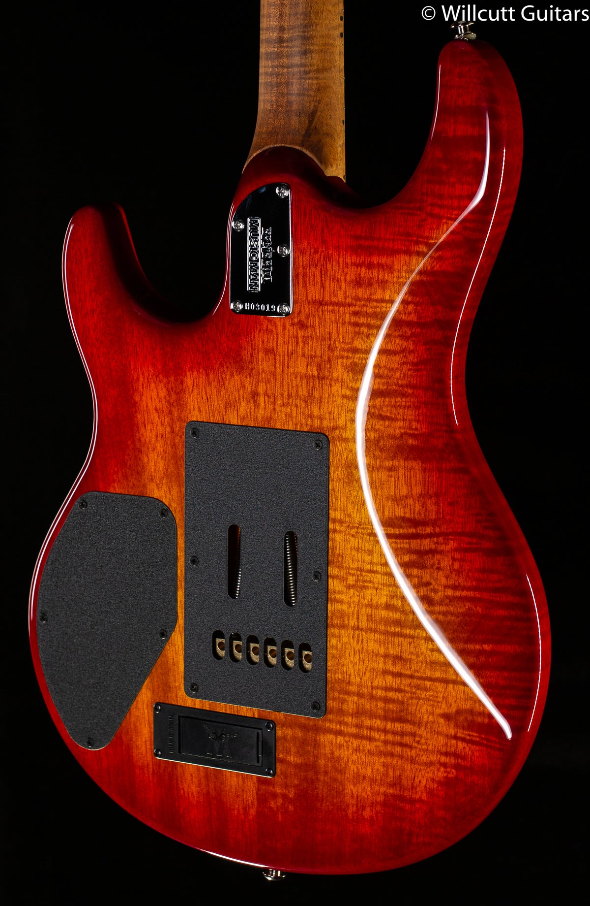 Ernie Ball Music Man Luke III HH Maple Top Lava Burst Quilt (019)