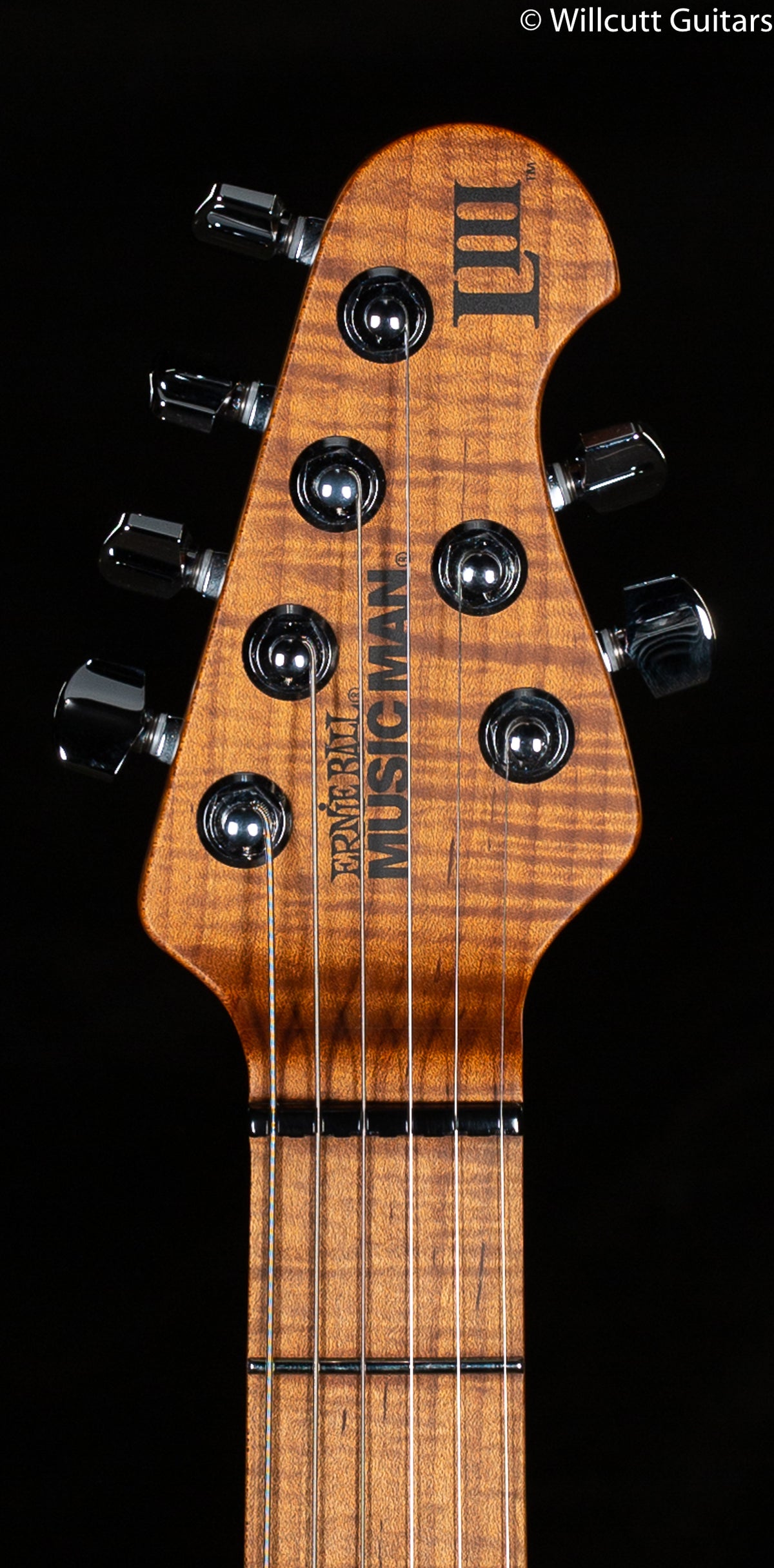 Ernie Ball Music Man Luke III HH Maple Top Lava Burst Quilt (019)