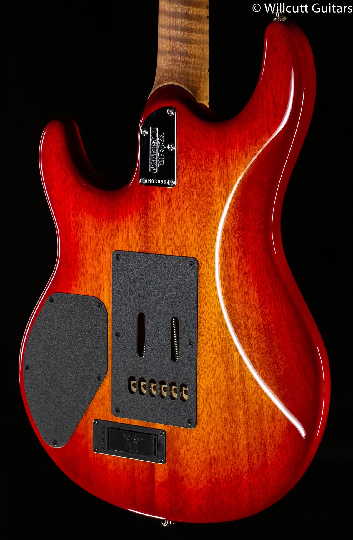 Ernie Ball Music Man Luke III Lava Burst Flame Willcutt Limited (031)