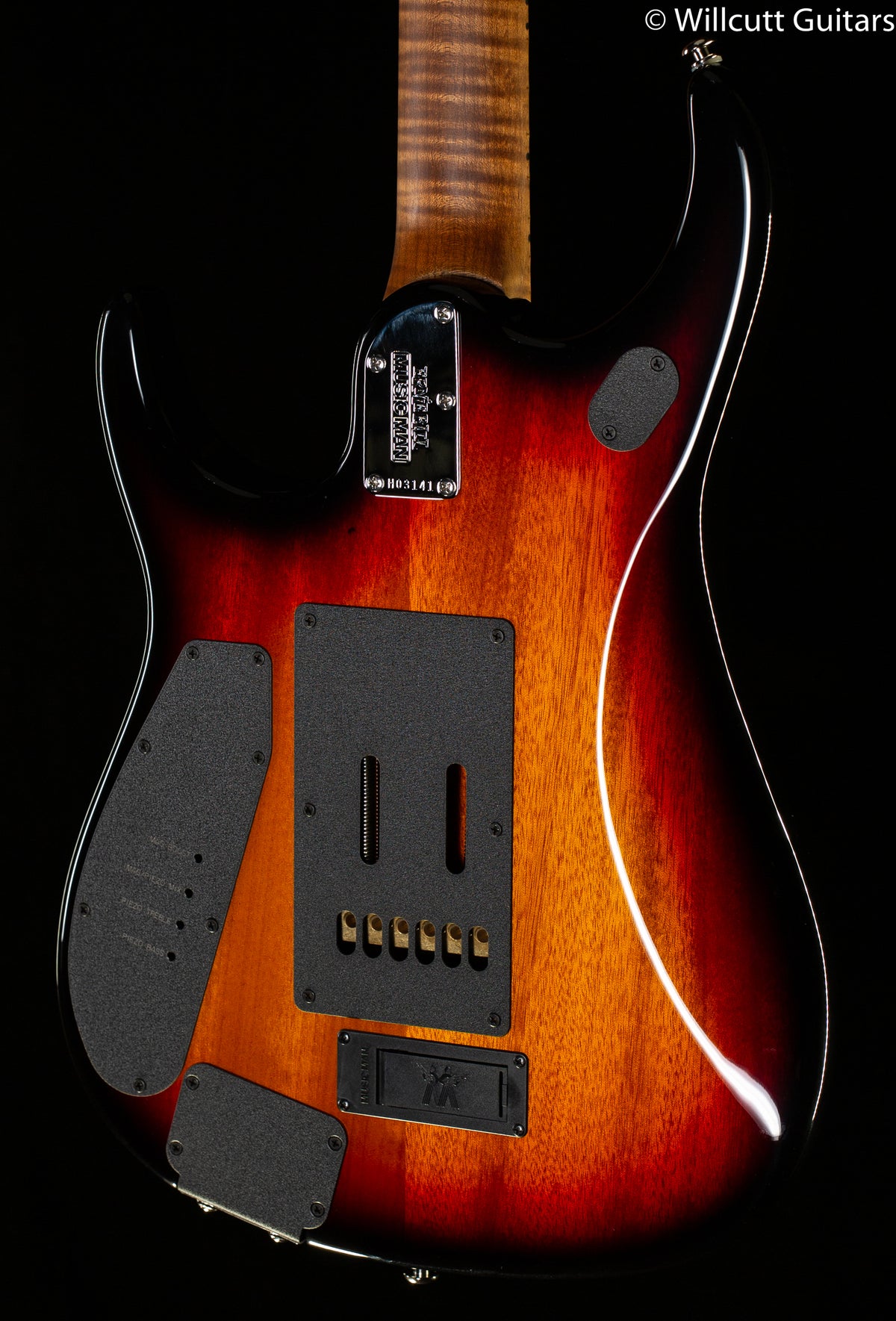 Ernie Ball Music Man JP15 Piezo Tiger Eye Flame (141)
