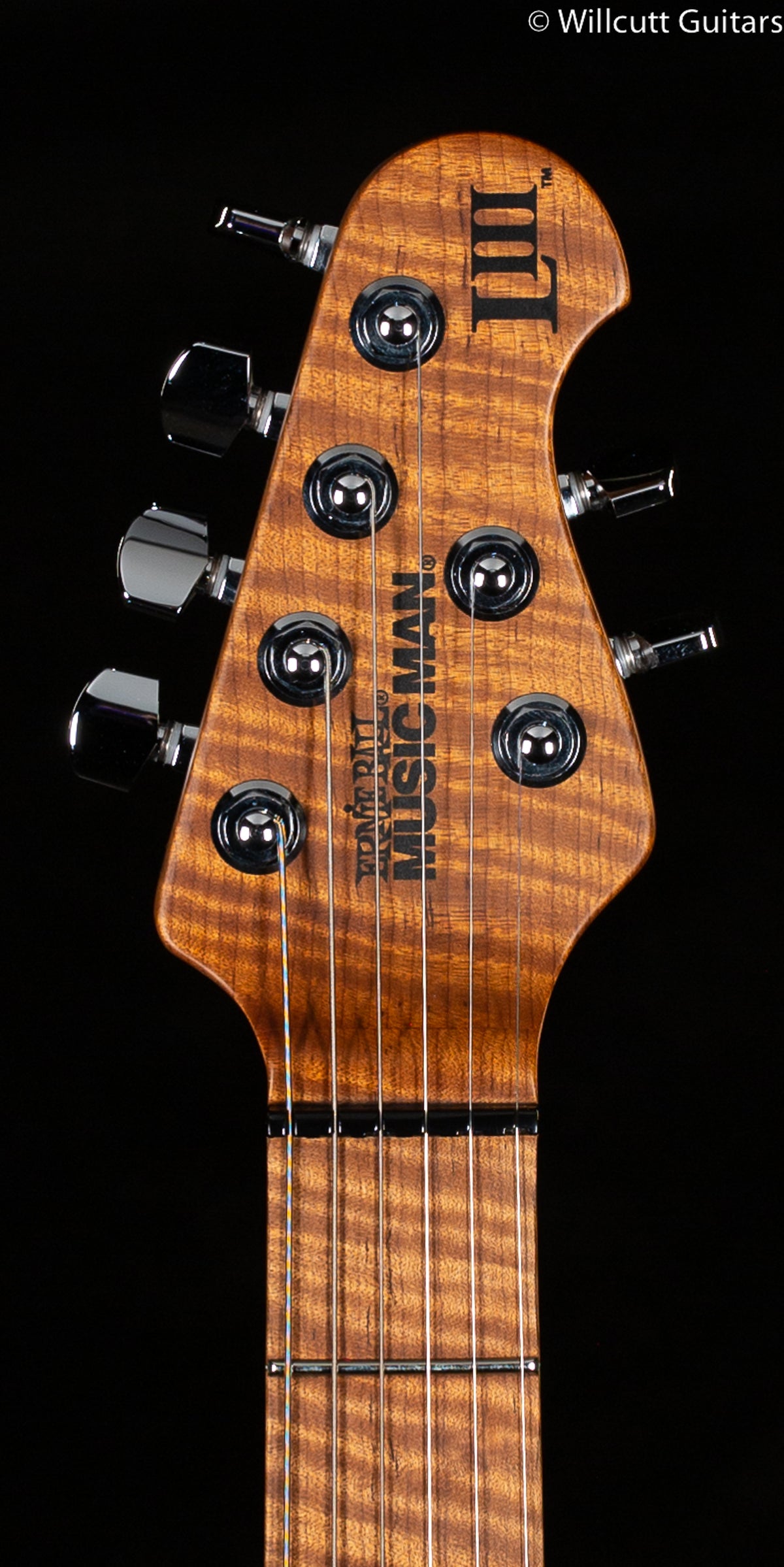 Ernie Ball Music Man Luke III HH Maple Top Lava Burst Quilt  (224)