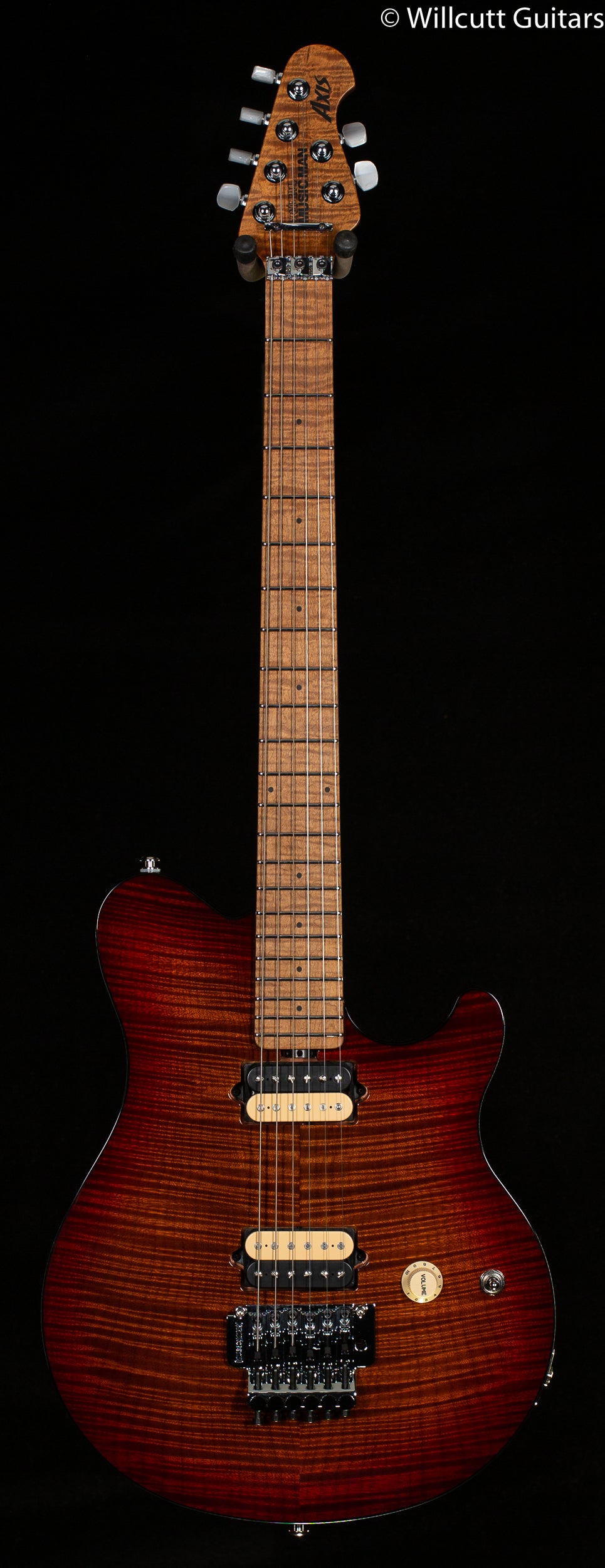 Ernie Ball Music Man Axis Roasted Amber Flame (240