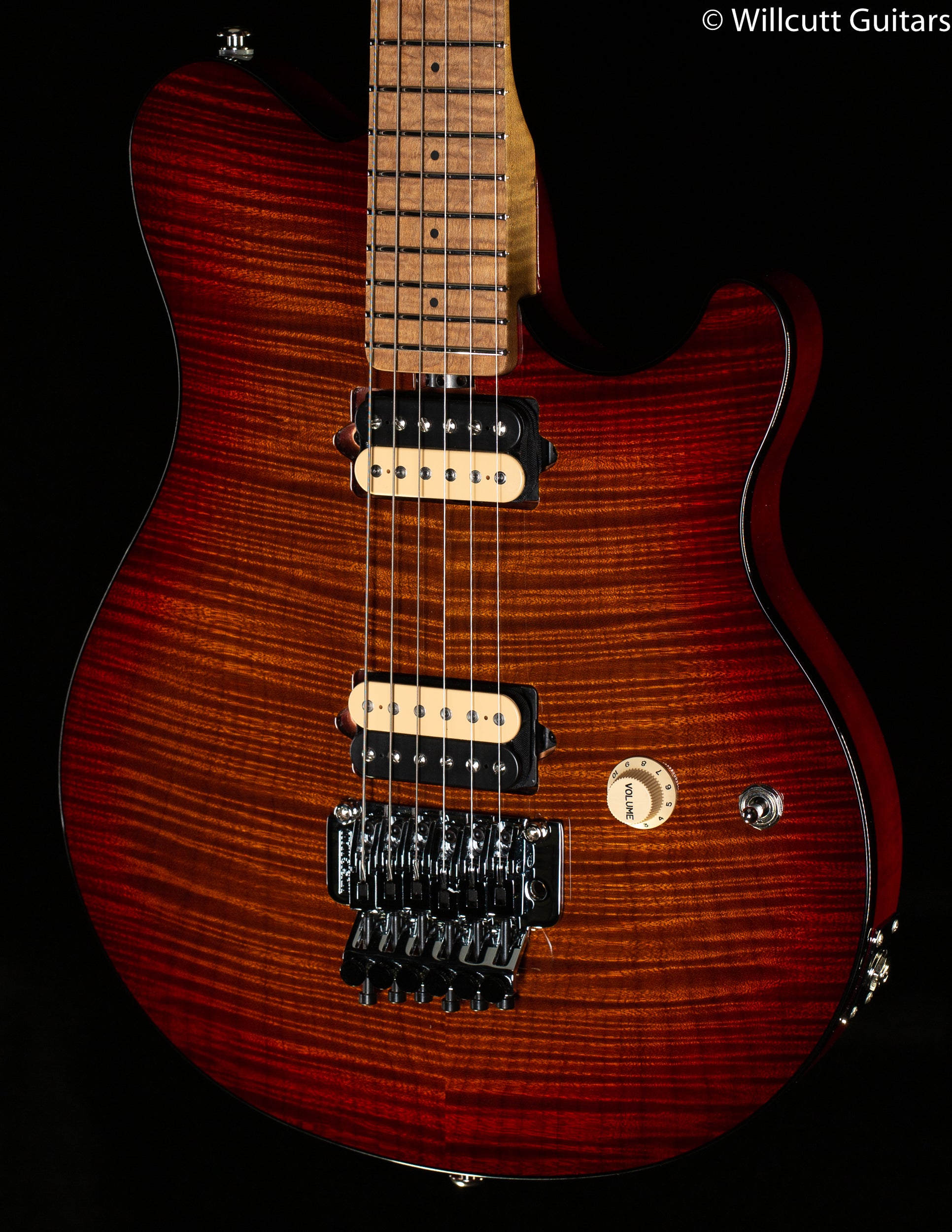 Ernie Ball Music Man Axis Roasted Amber Flame (240