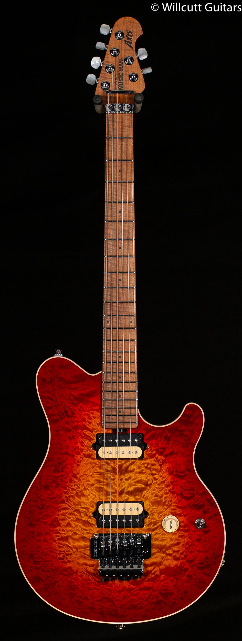Ernie Ball Music Man Willcutt Limited Axis Lava Burst Quilt Floyd Rose (258)