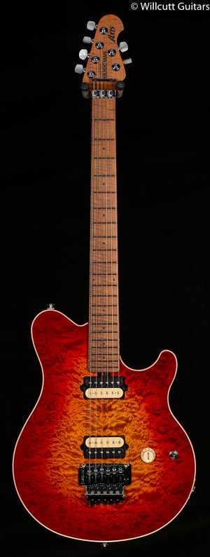 Ernie Ball Music Man Willcutt Limited Axis Lava Burst Quilt Floyd Rose (258)